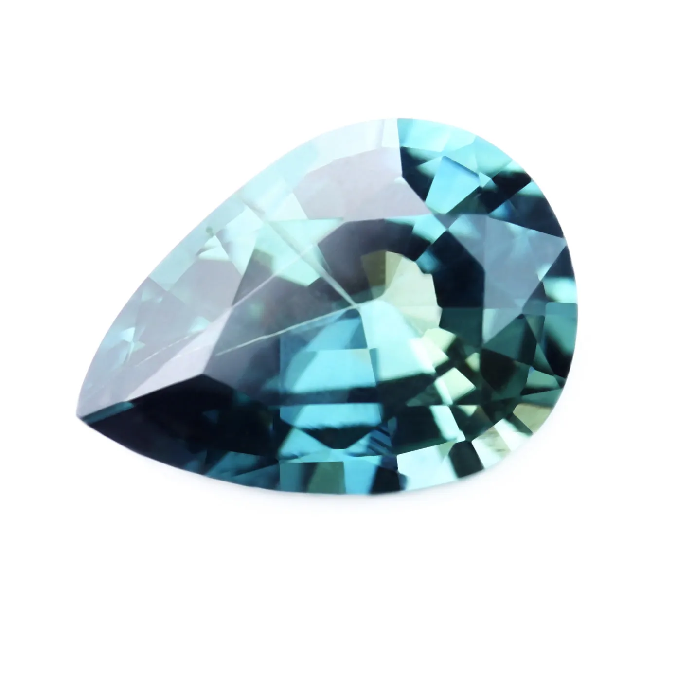0.75ct Certified Natural Teal Sapphire