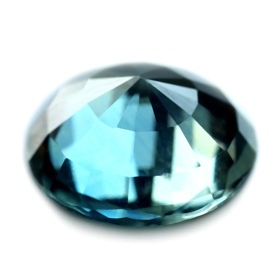 0.97ct Certified Natural Teal Sapphire