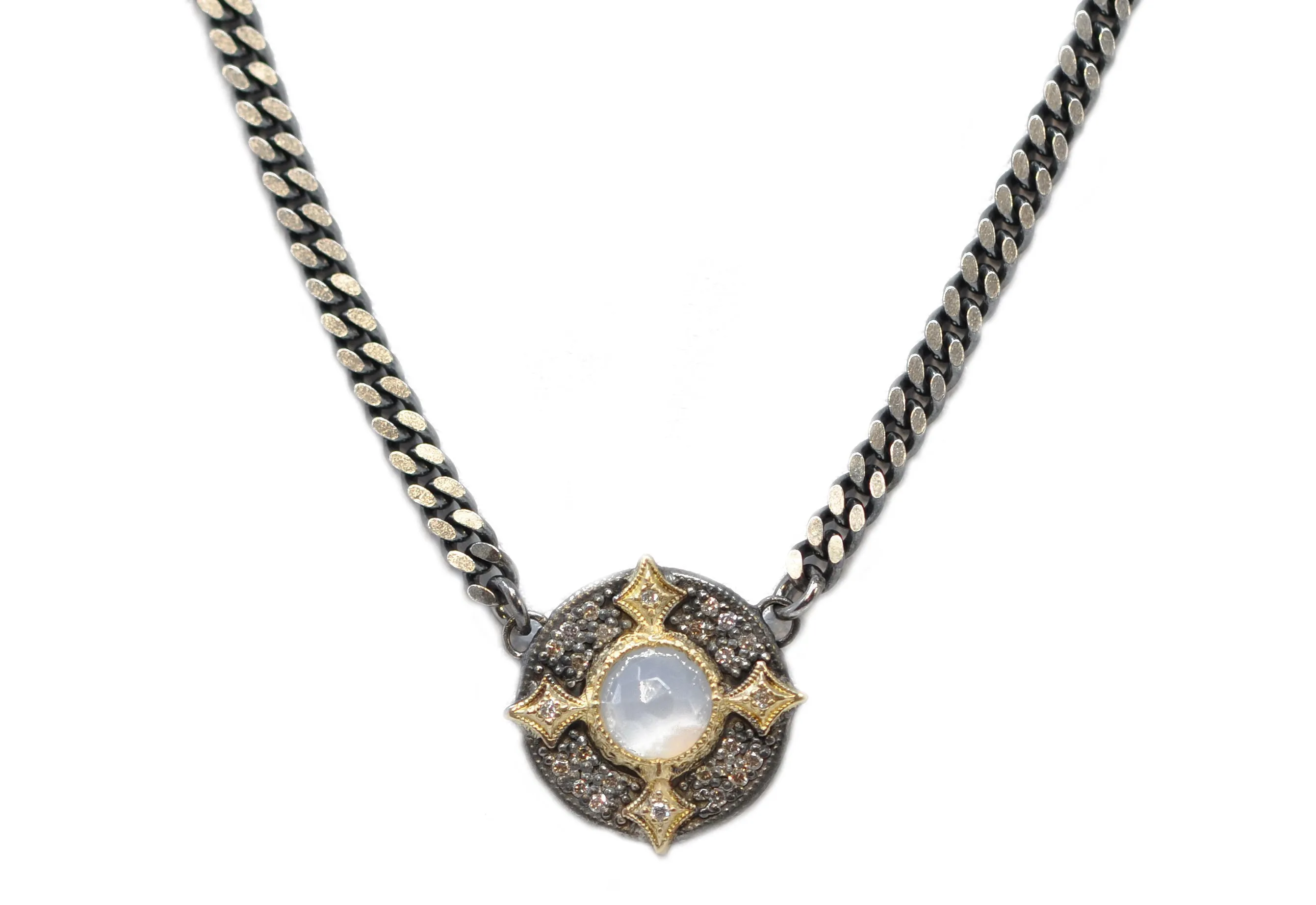 16.5" TURKISH CHALCEDONY CRIVELLI NECKLACE