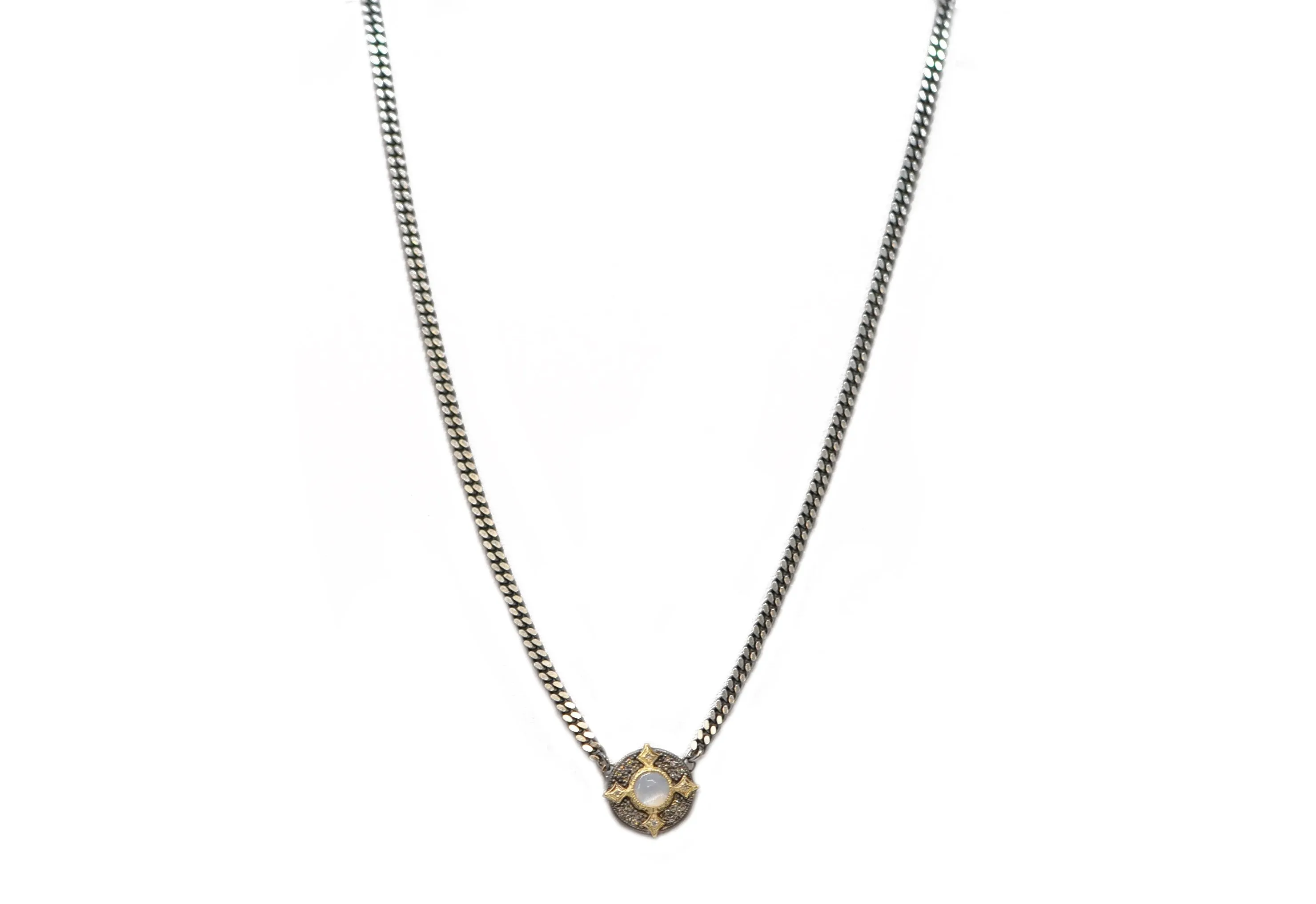 16.5" TURKISH CHALCEDONY CRIVELLI NECKLACE