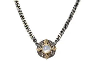 16.5" TURKISH CHALCEDONY CRIVELLI NECKLACE
