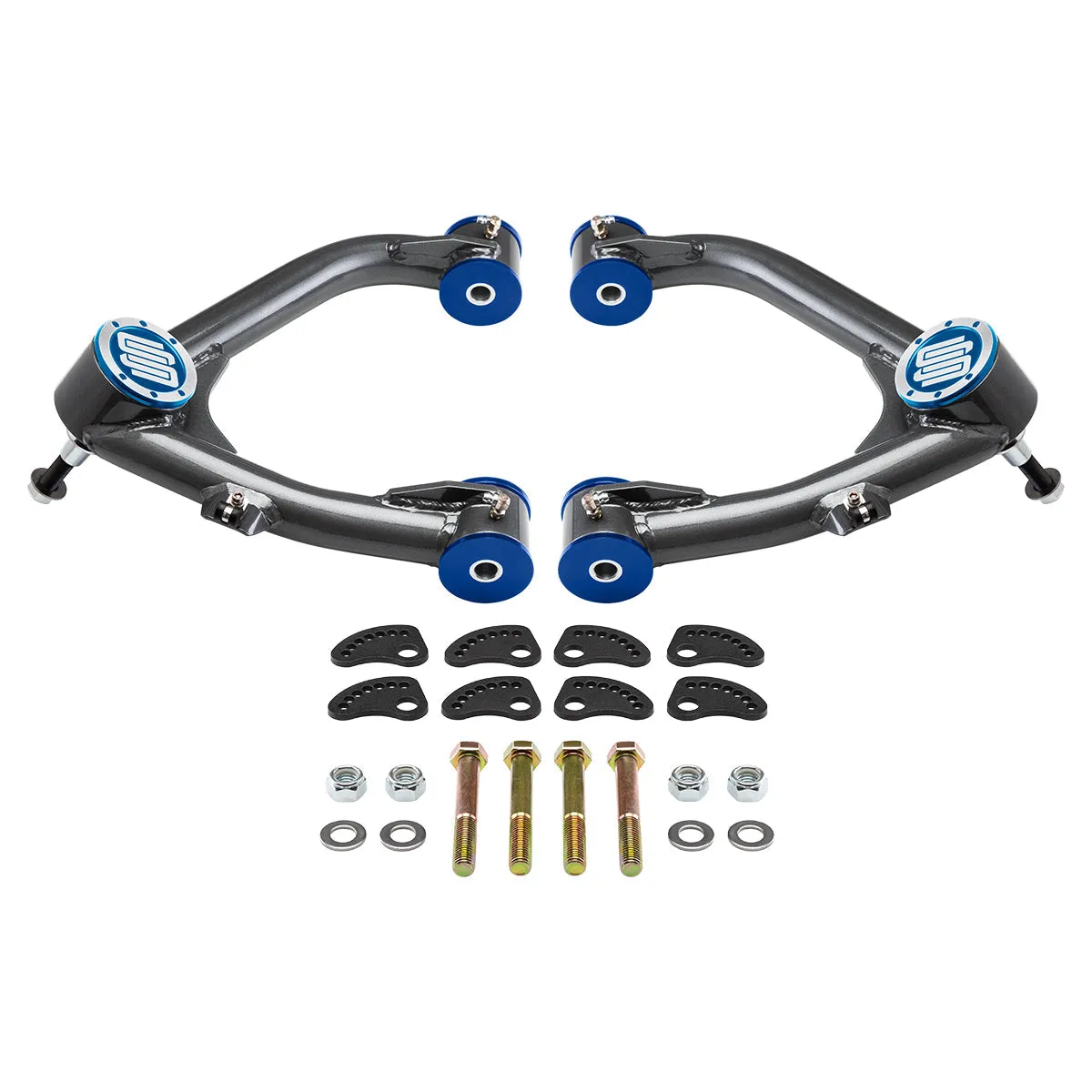 2007-2020 Chevrolet Suburban 1500 Uni-Ball Upper Control Arms with Camber/Caster Adjusting & Lockout Kit 2WD 4WD