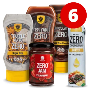 6 Mixed Rabeko (Topping, Dressing, Sauce, Jam, Cooking Spray)