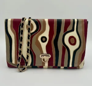 60s Burgundy Sophia Crossbody