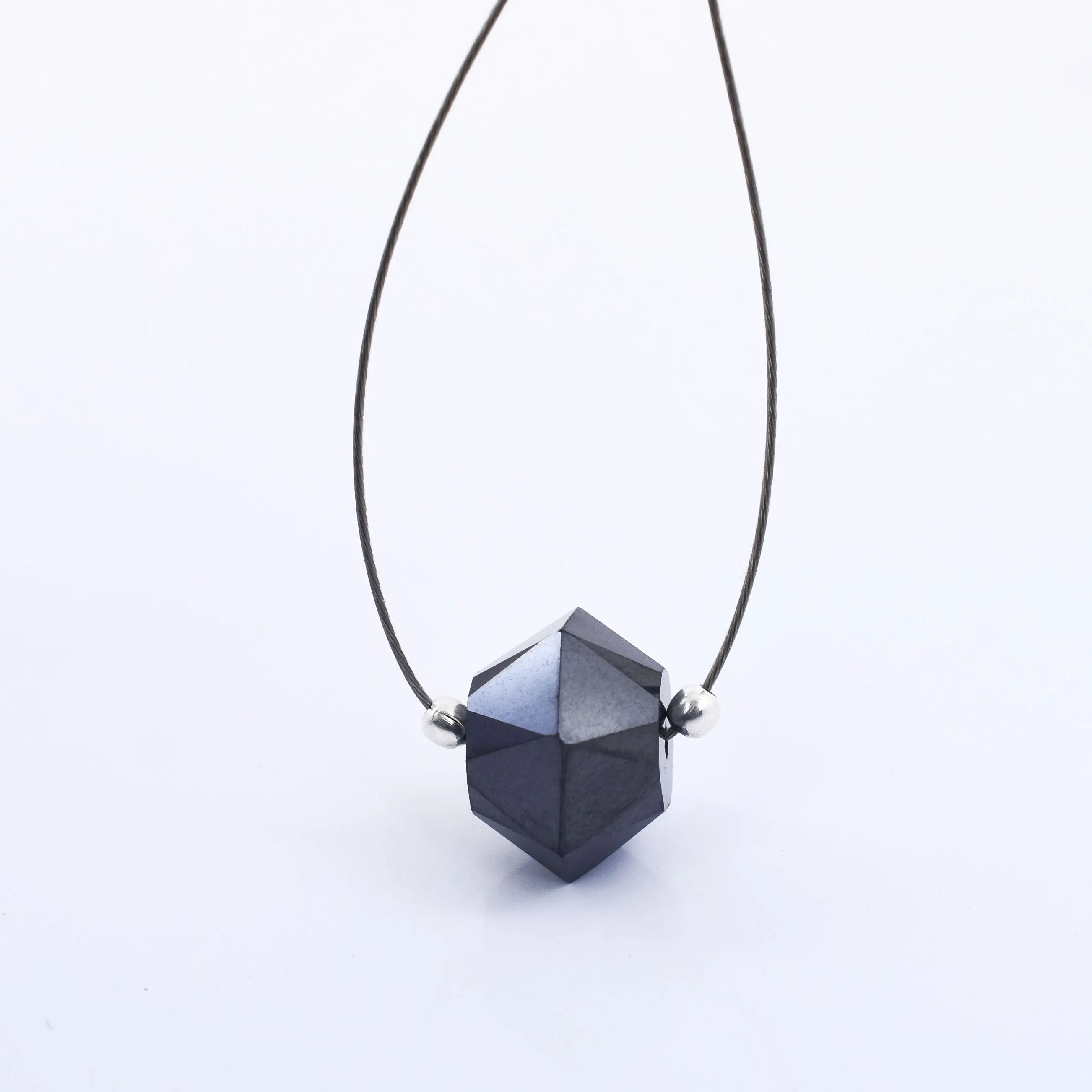 7.80 Carat Loose Black Diamond Fancy Shape Drilled Beads For Making Jewelry