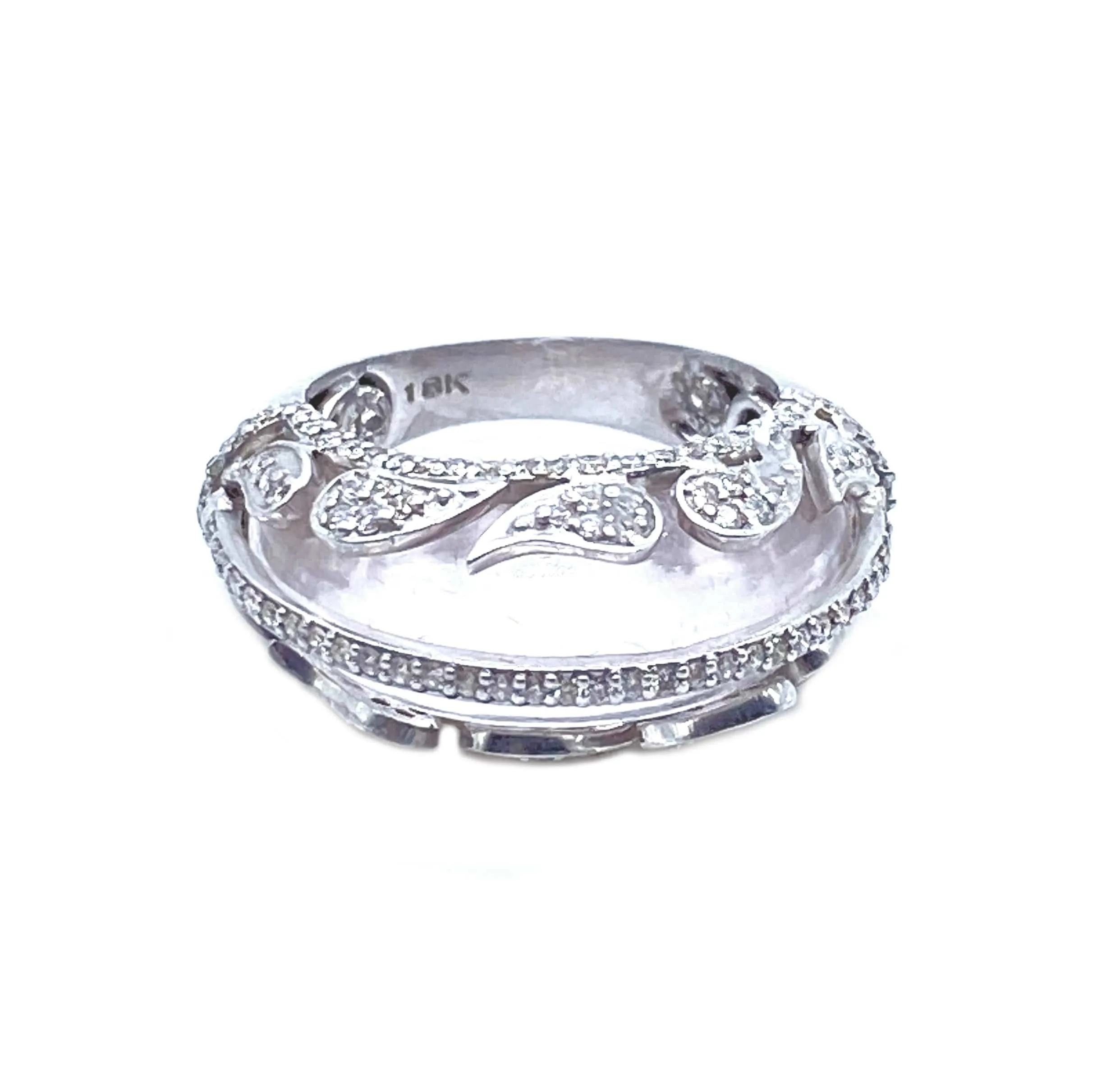 Affinity Statement 18K Rose Quartz Ring