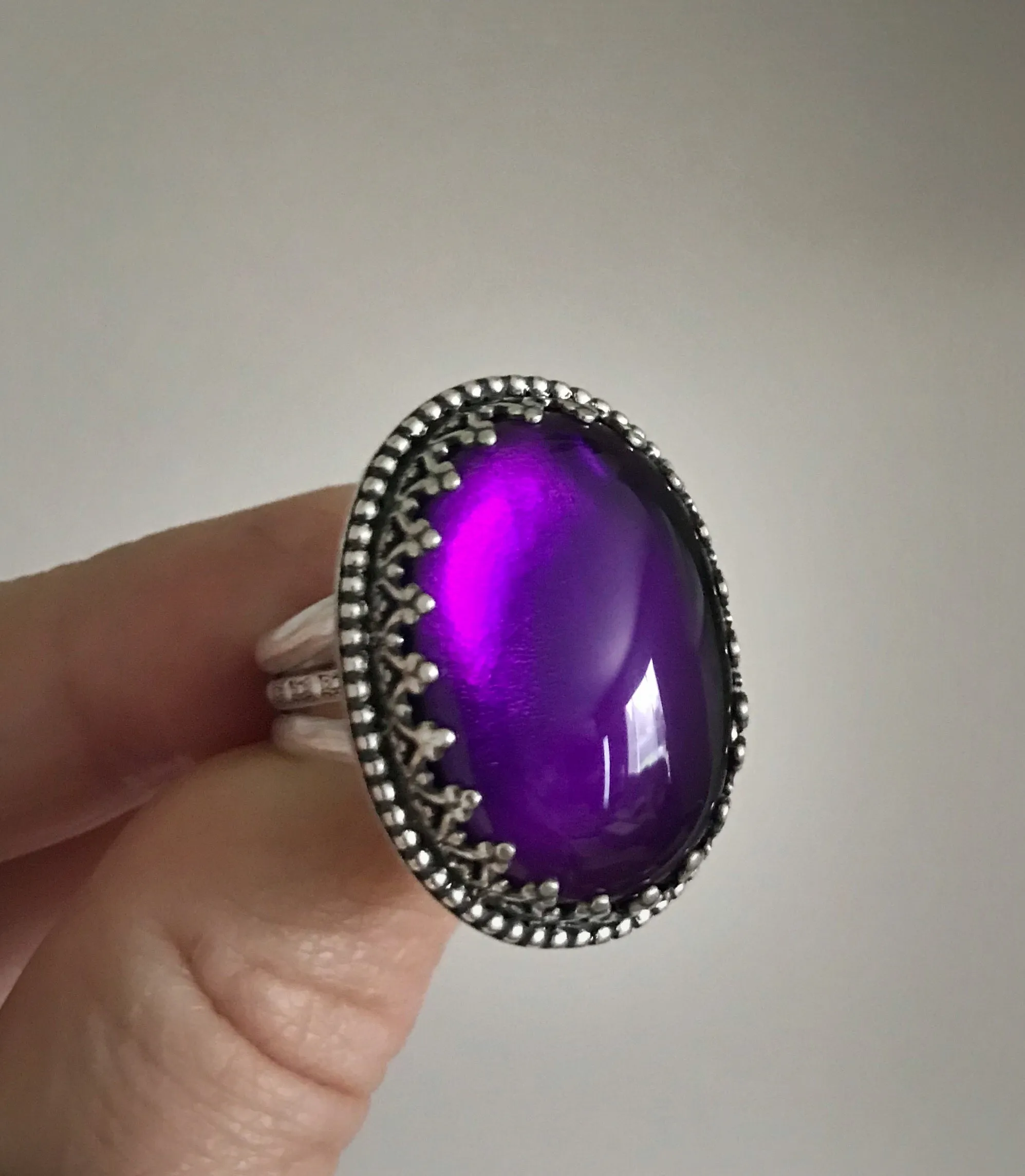 Amethyst Cocktail Ring