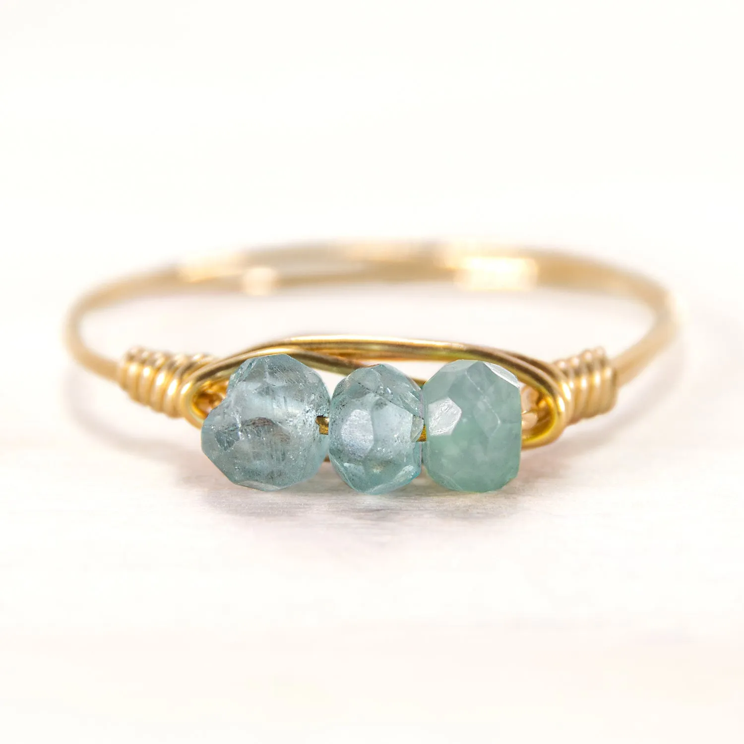 Aquamarine Statement Ring
