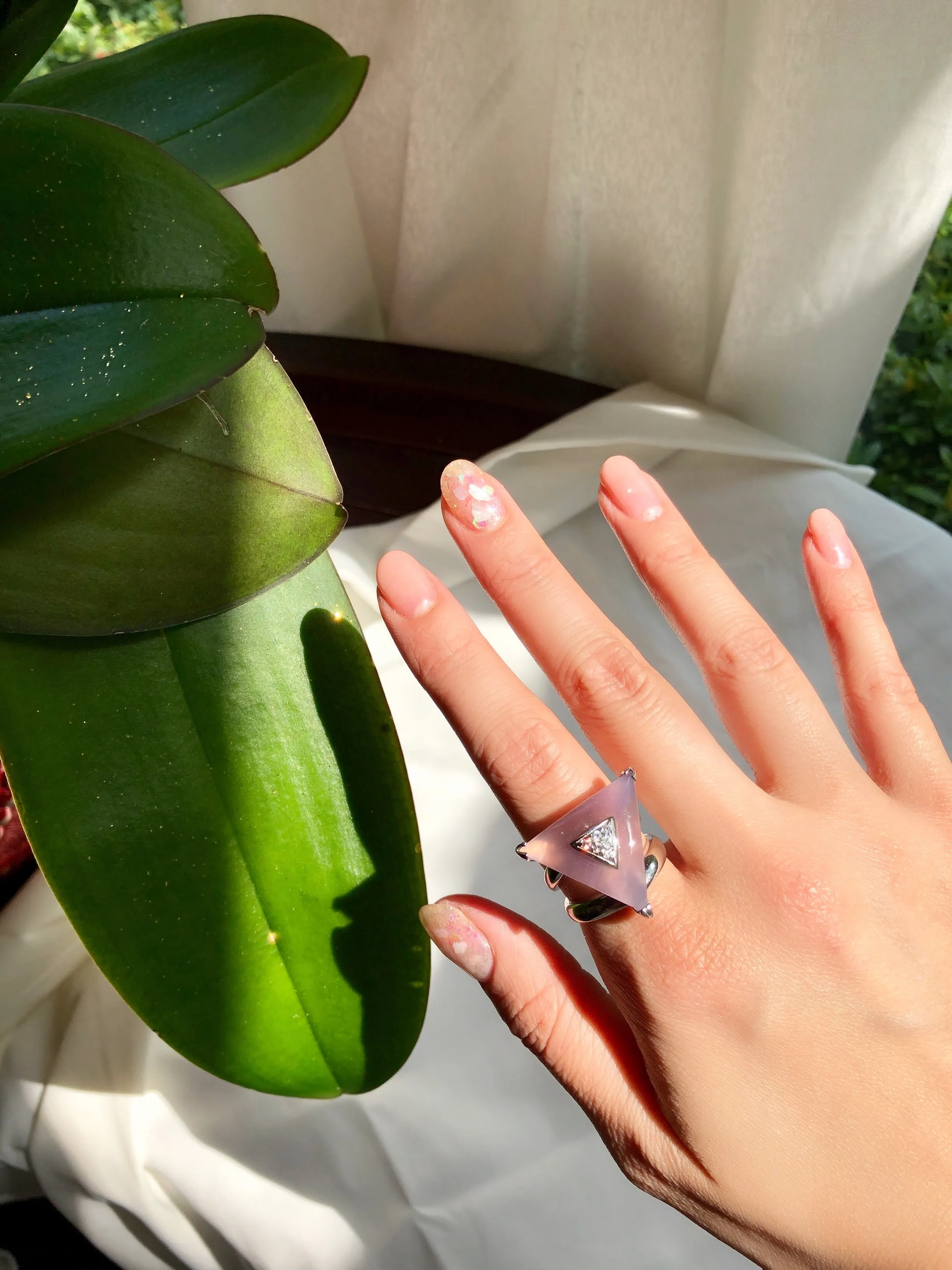 Bermuda Lavender Jade Statement Ring