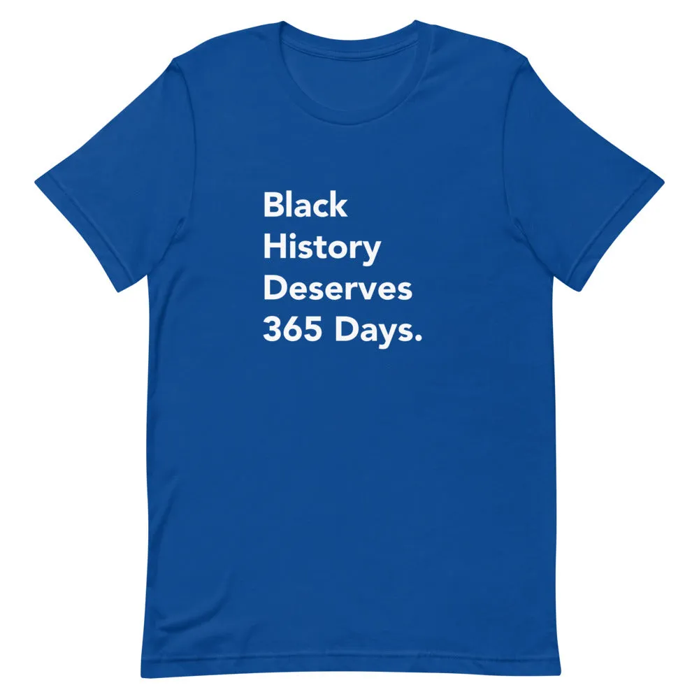 Black History 365 Short-Sleeve Gender Neutral T-Shirt
