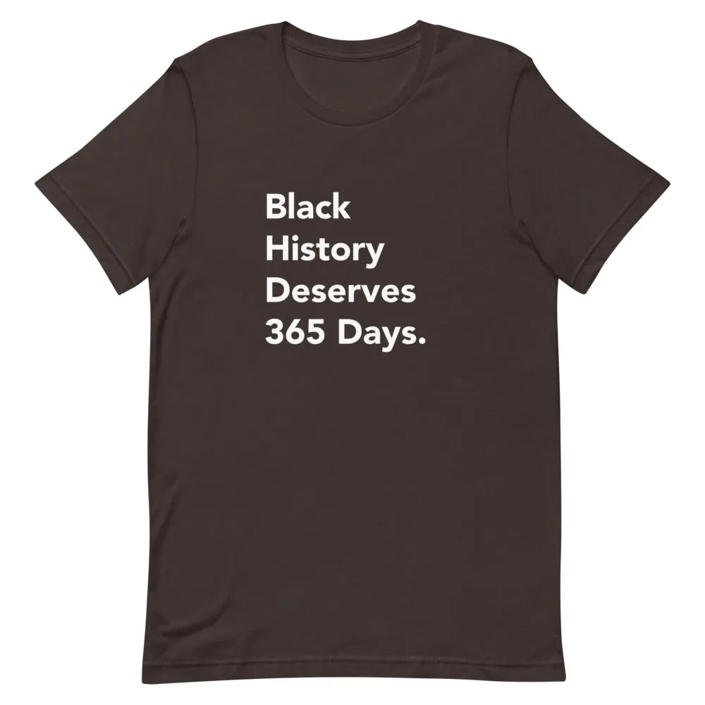 Black History 365 Short-Sleeve Gender Neutral T-Shirt