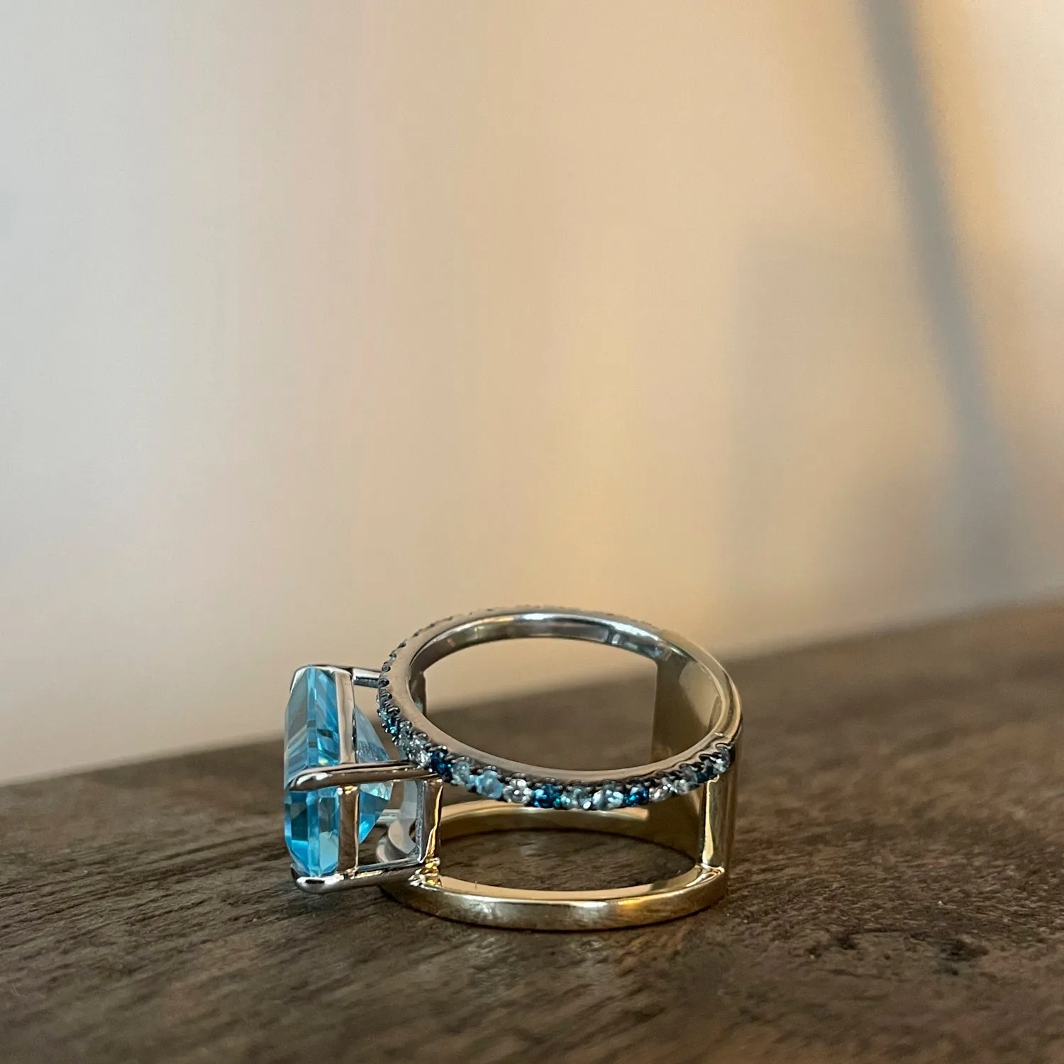 Blue Topaz PERA Ring