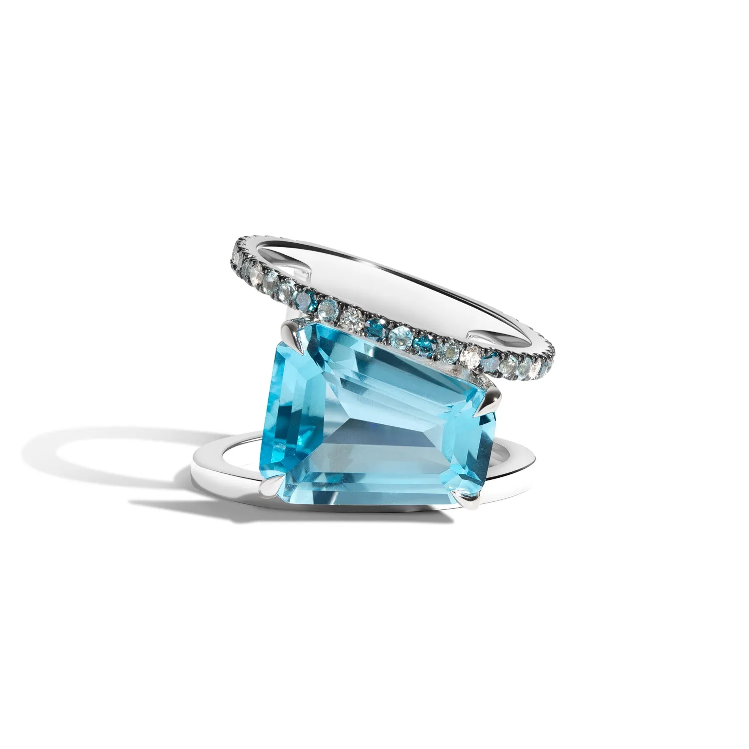 Blue Topaz PERA Ring