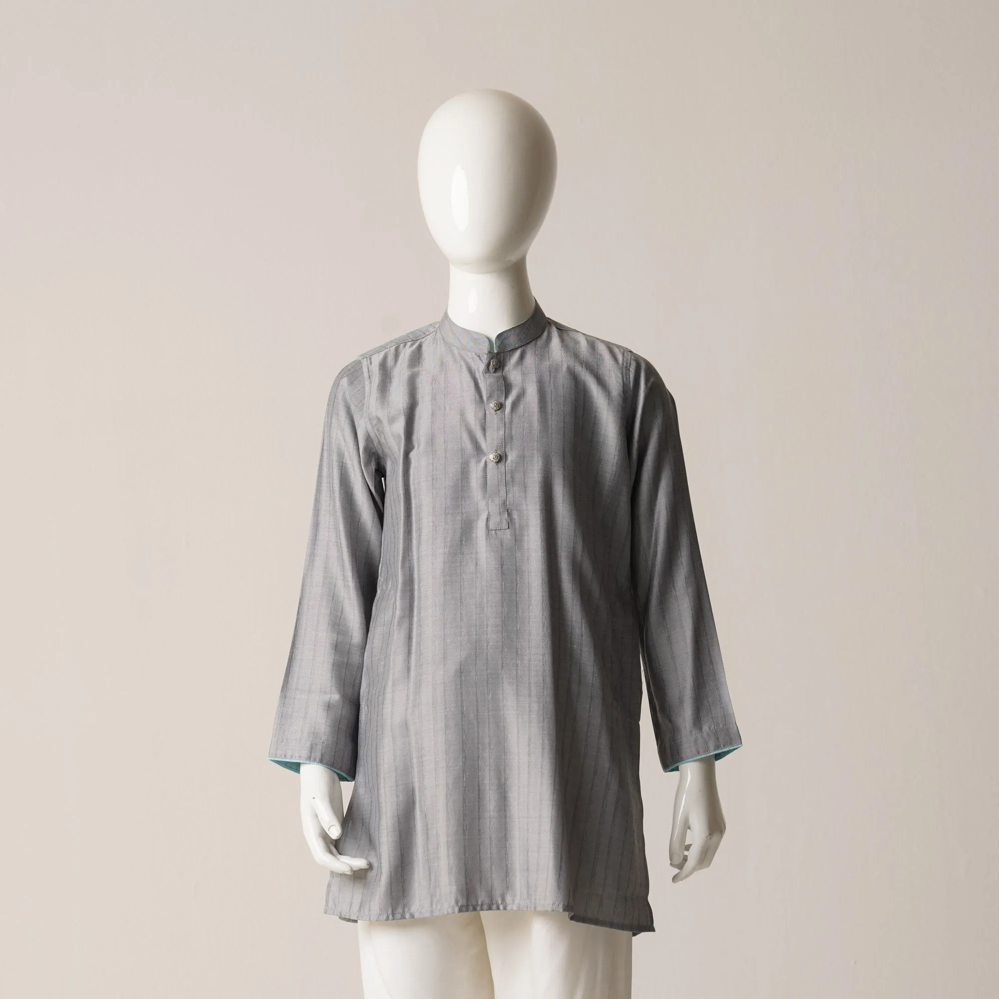 Boys Basic Panjabi -Grey