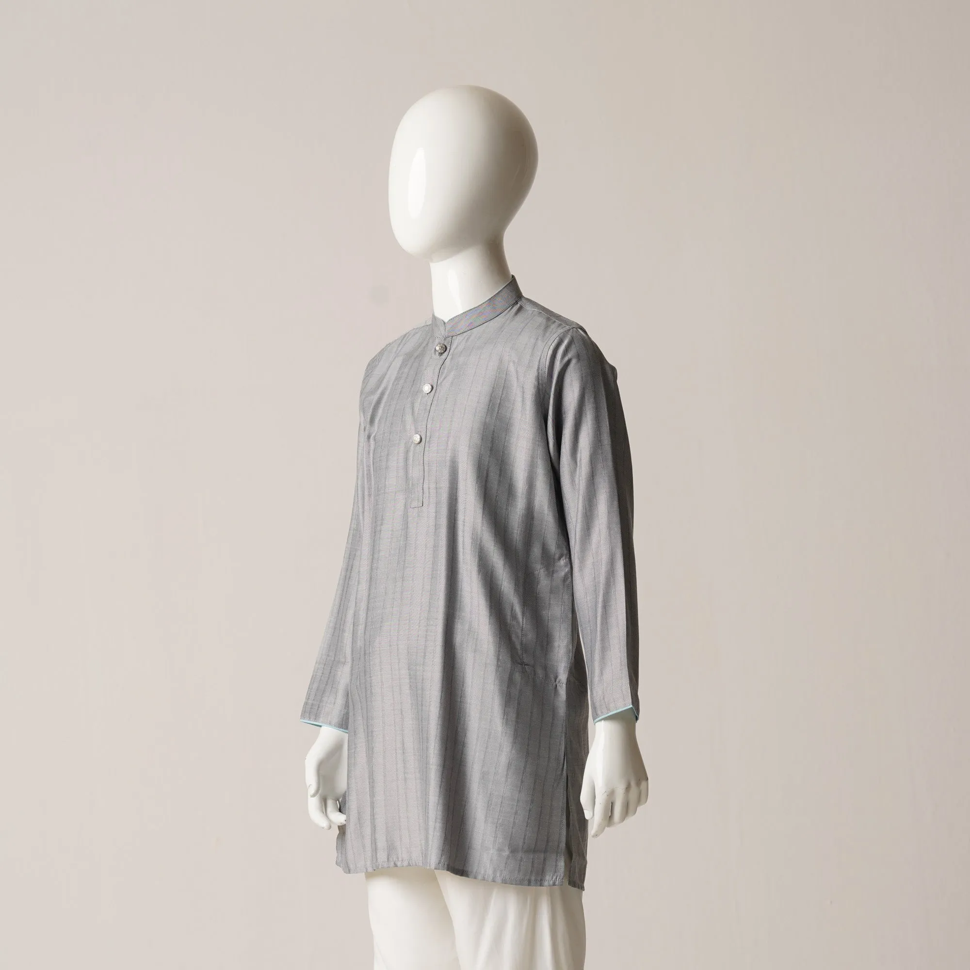Boys Basic Panjabi -Grey