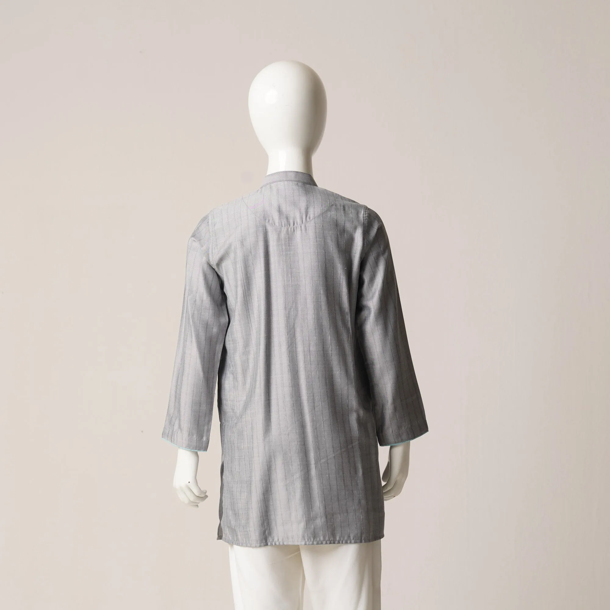 Boys Basic Panjabi -Grey