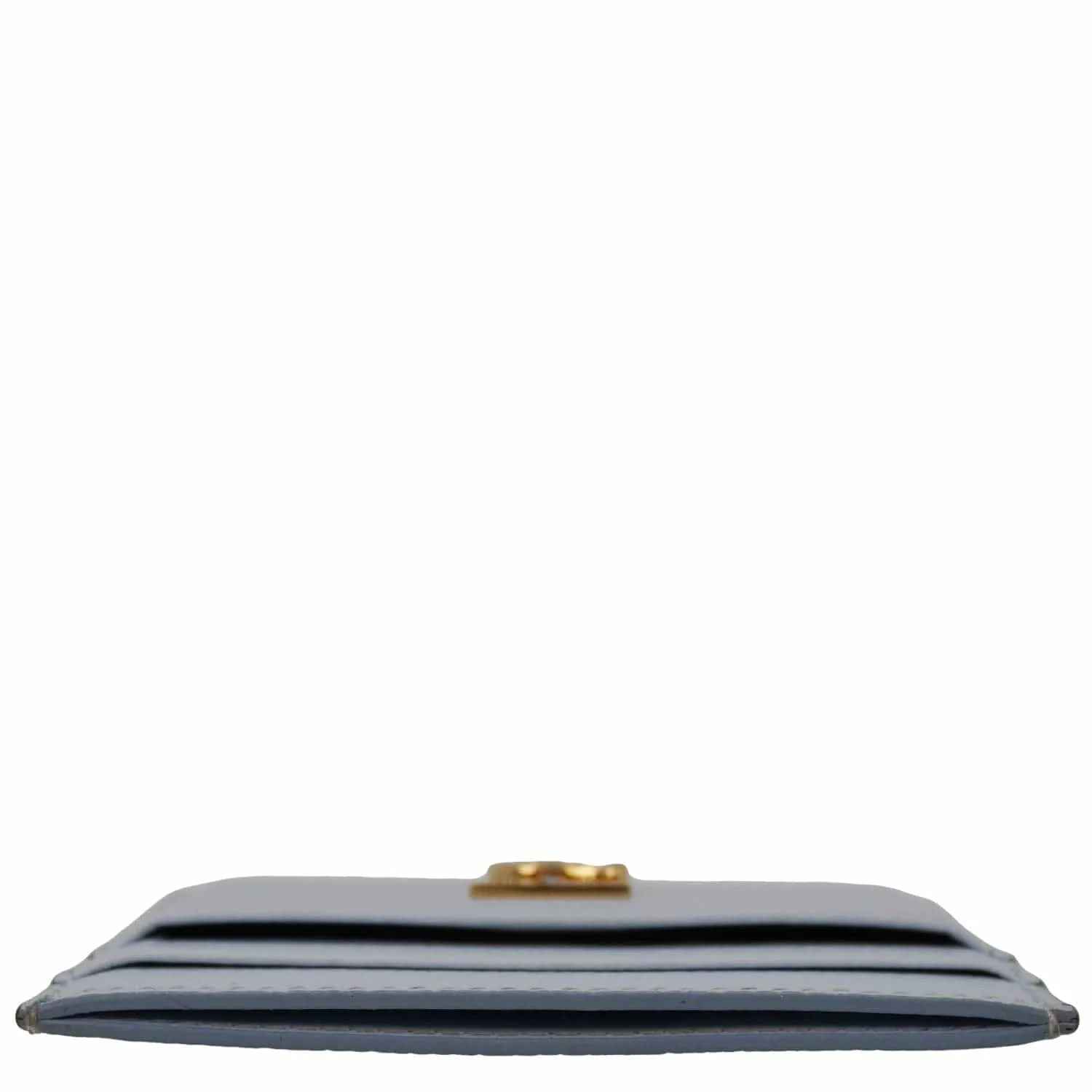 BURBERRY TB Leather Card Holder Light Blue