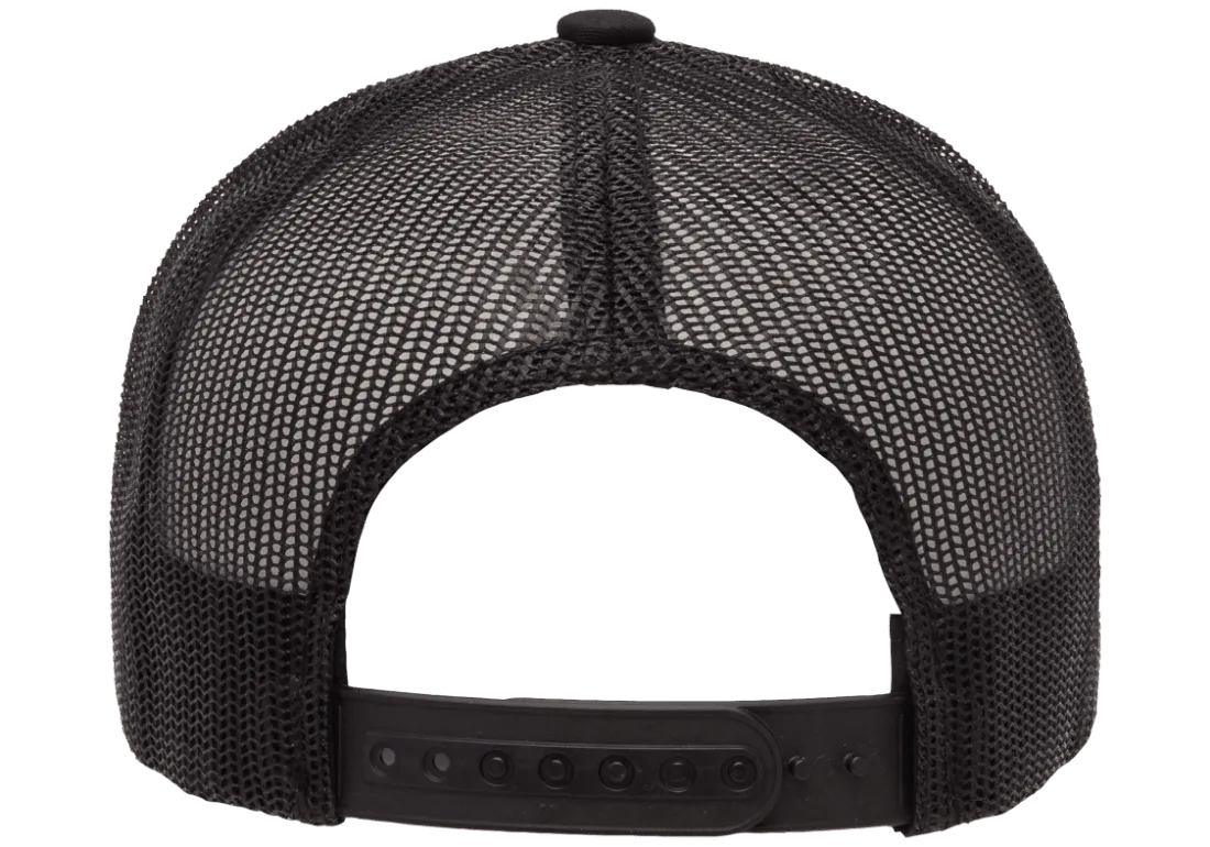 Canada Trucker Cap Black White