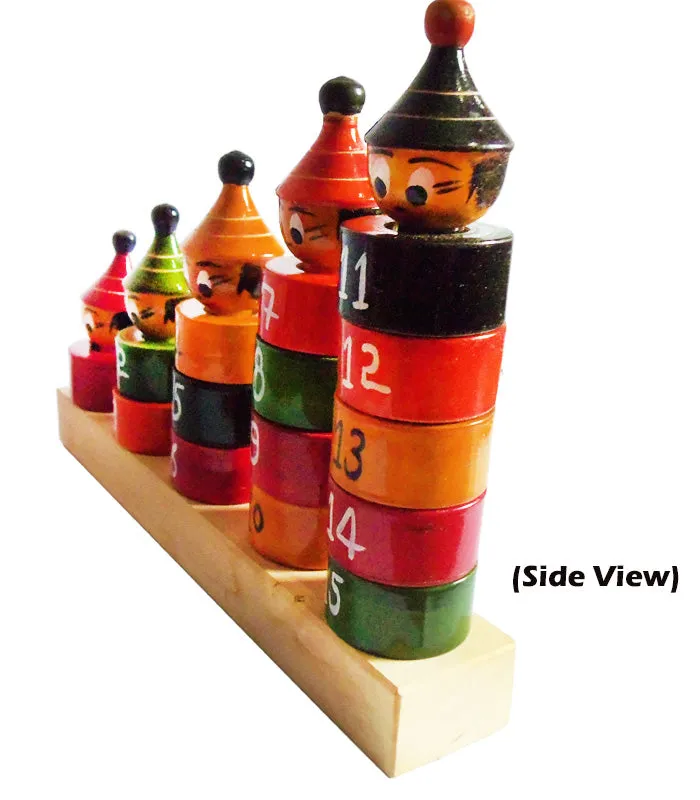 Chanapatna Wooden Number Counting Toys