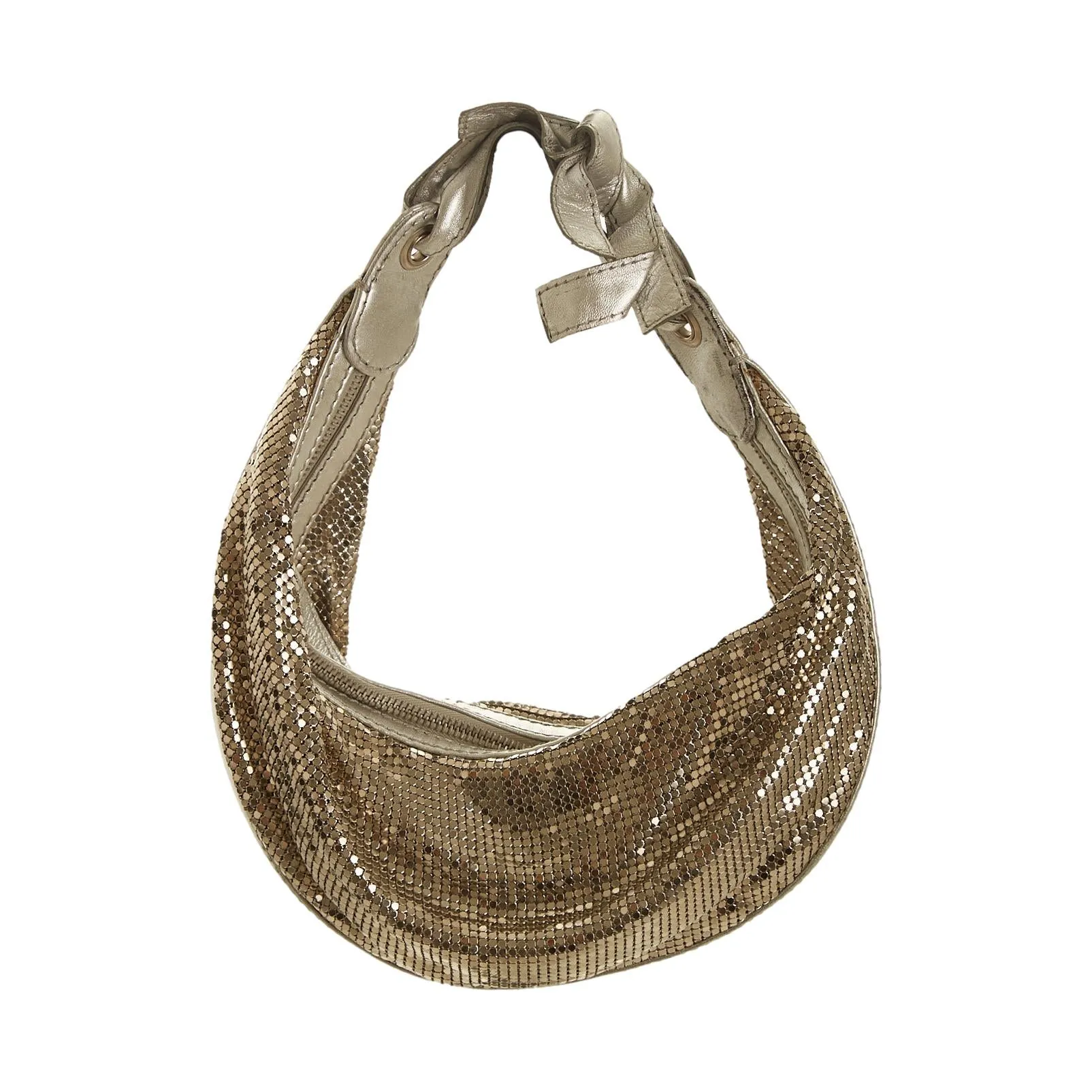 Chloe Silver Chainmail Shoulder Bag