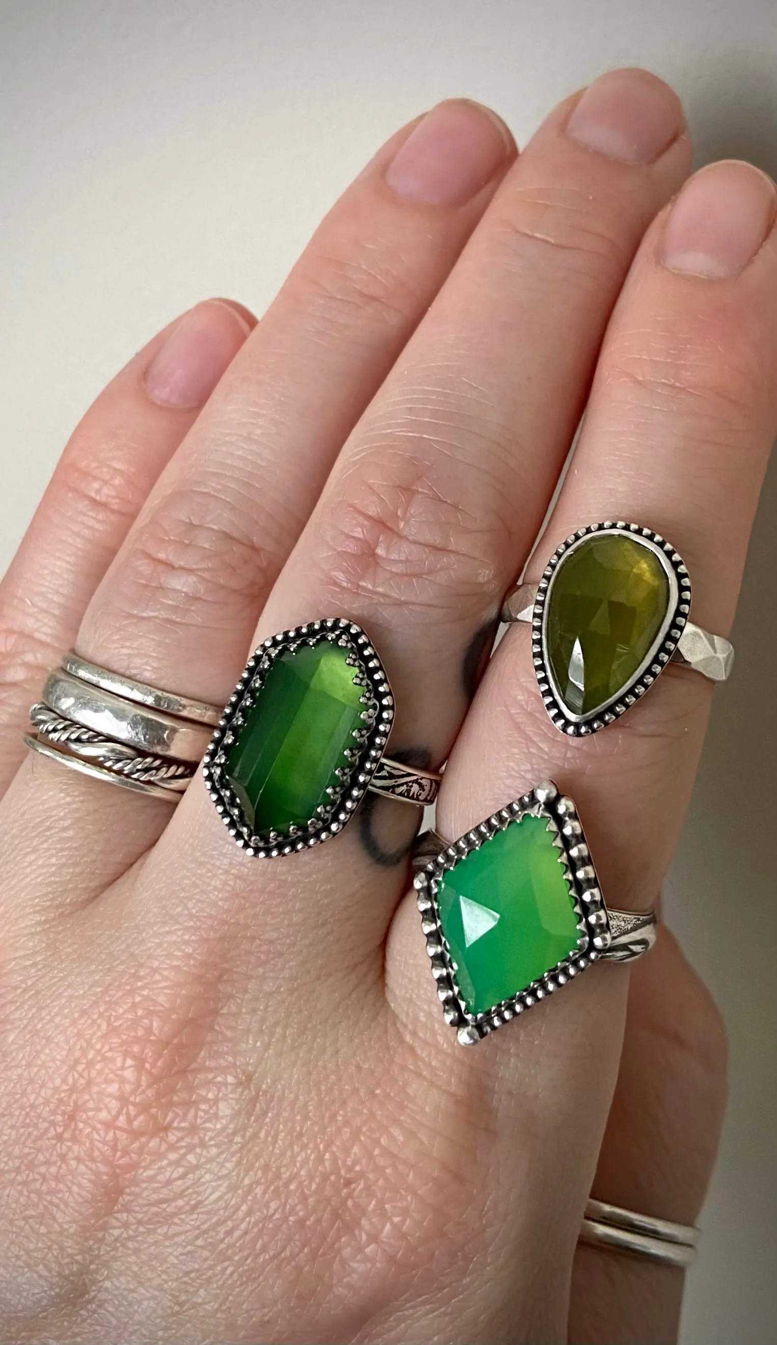 Chrysoprase Ring