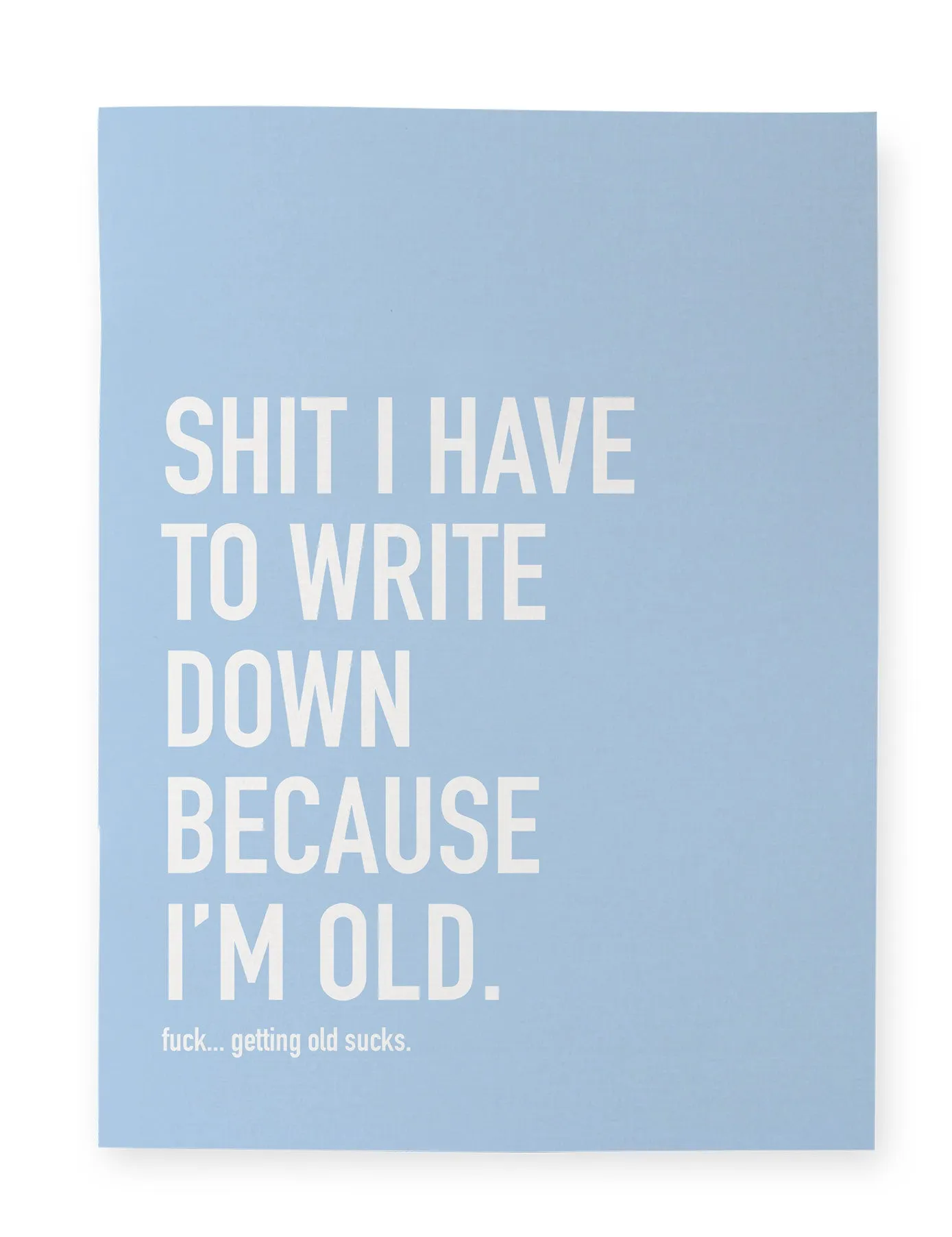 Classy Cards - Notebook | Because I'M Old