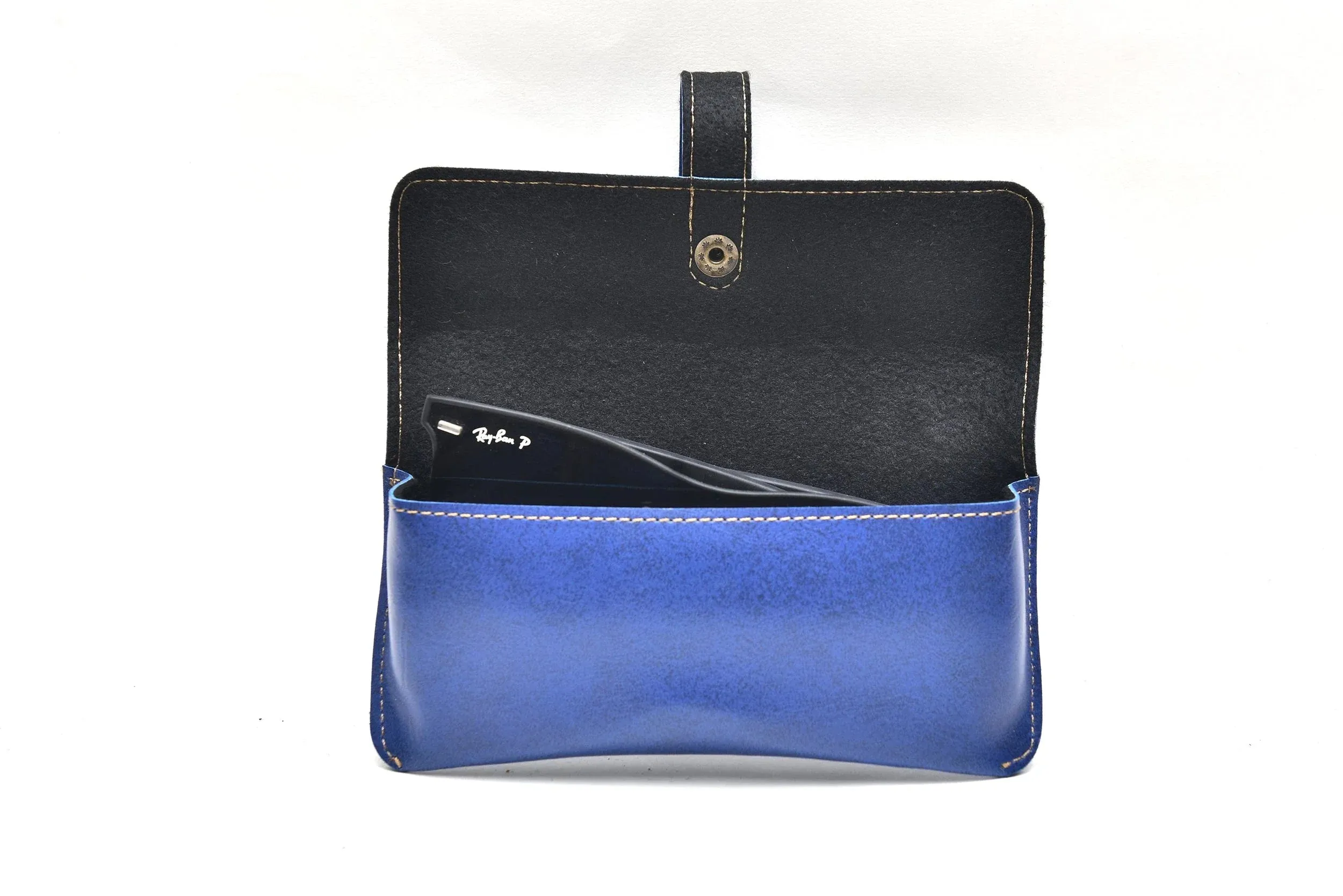 Classy Leather Customized All in One Men's Combo (4 pcs) - Royal Blue
