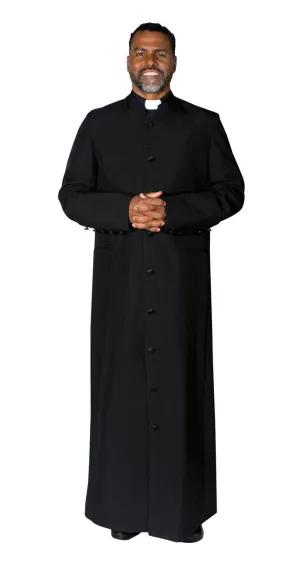 Clergy Cassock Robe Black