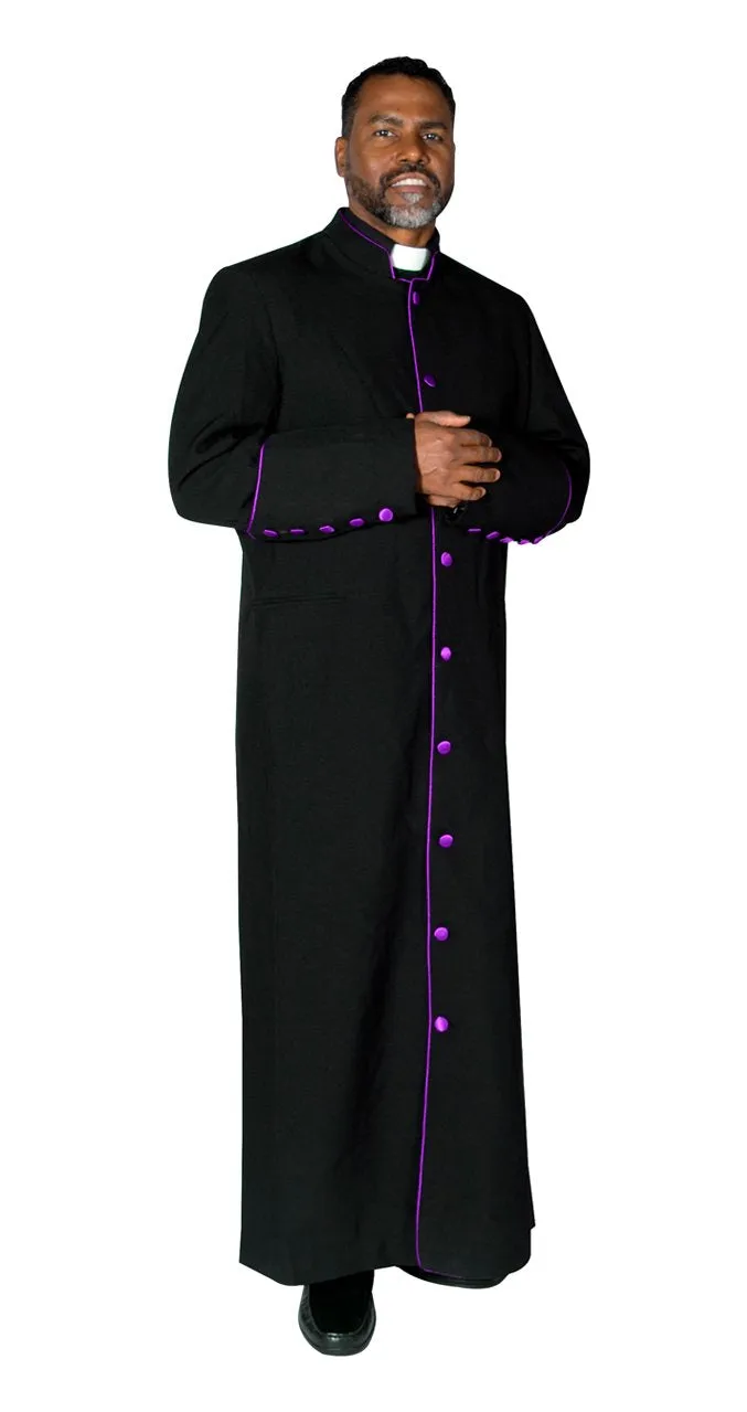 Clergy Cassock Robe Black