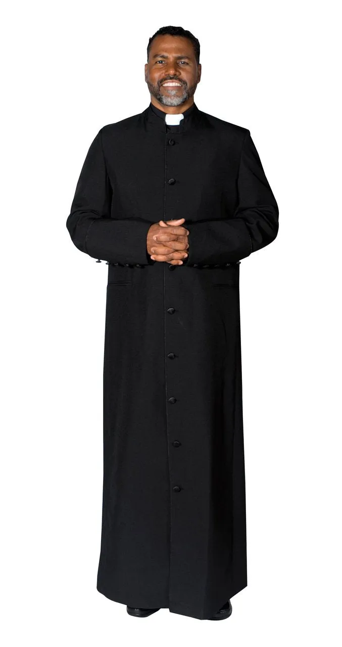 Clergy Cassock Robe Black