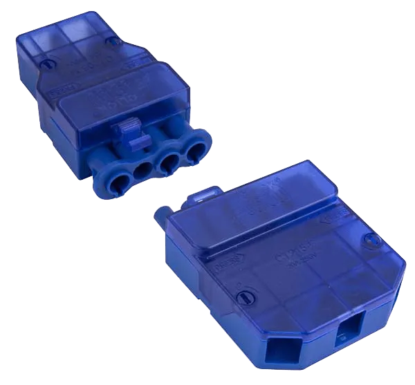 Click CT215C 4 Pole Complete Push Fit Connector with Loop