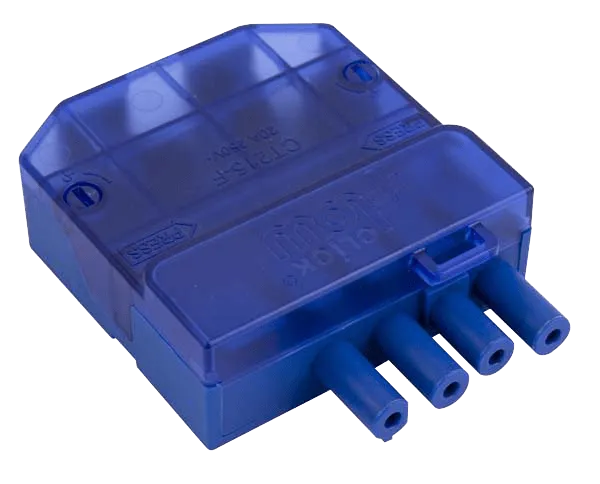 Click CT215F 4 Pole Female Push Fit Connector with Loop