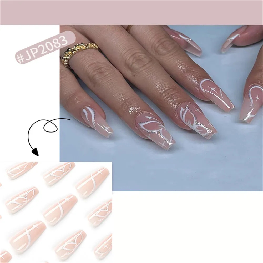 Coffin Simple butterfly white lines