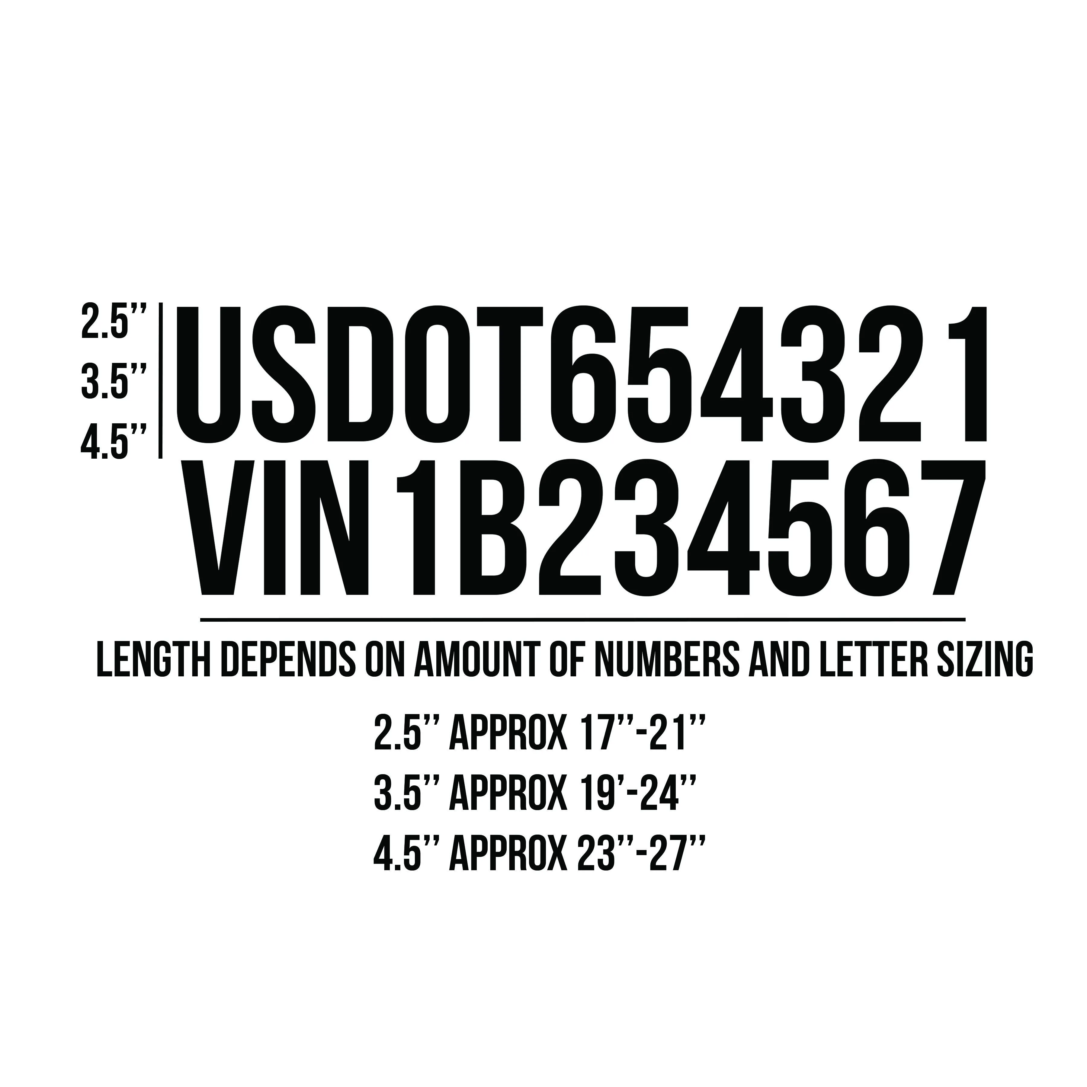 Company Name Decal, 2 Pack