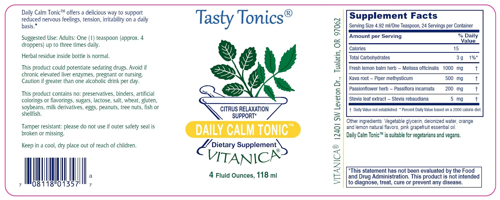 Daily Calm Tonic