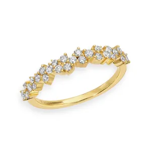 Diamond Trio Cluster Ring