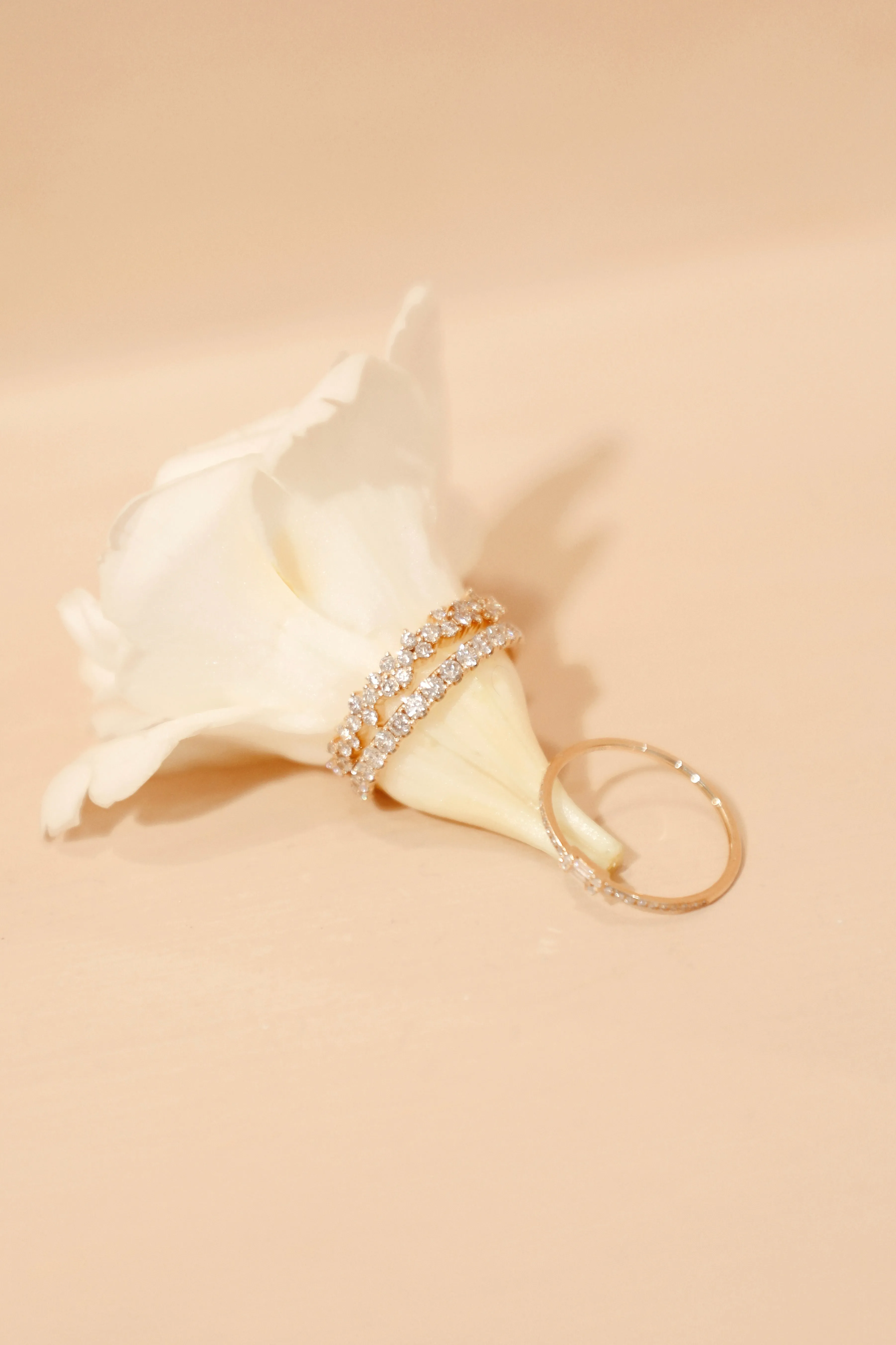 Diamond Trio Cluster Ring