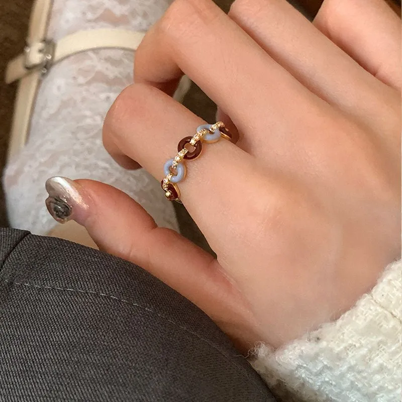 Donut Chain Ring