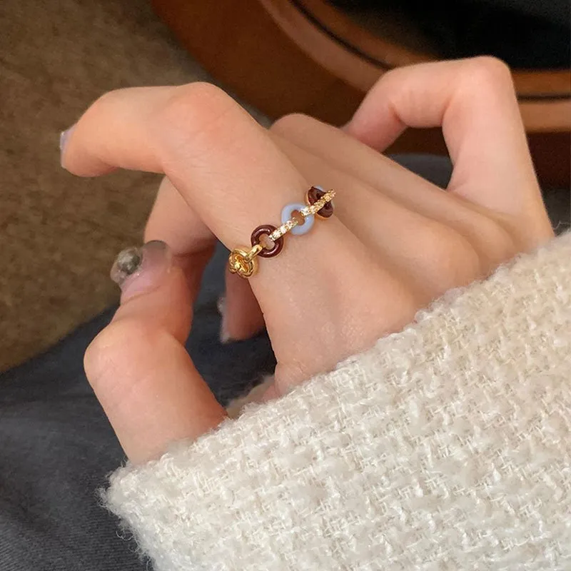 Donut Chain Ring