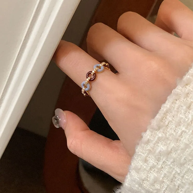 Donut Chain Ring