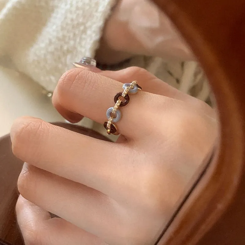 Donut Chain Ring