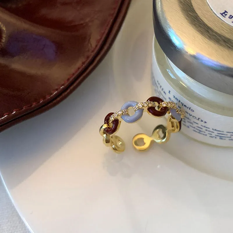 Donut Chain Ring