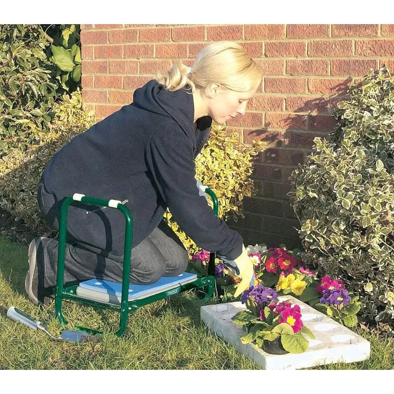 Draper 64970 Folding Metal Framed Gardening Seat Or Kneeler  30OFF