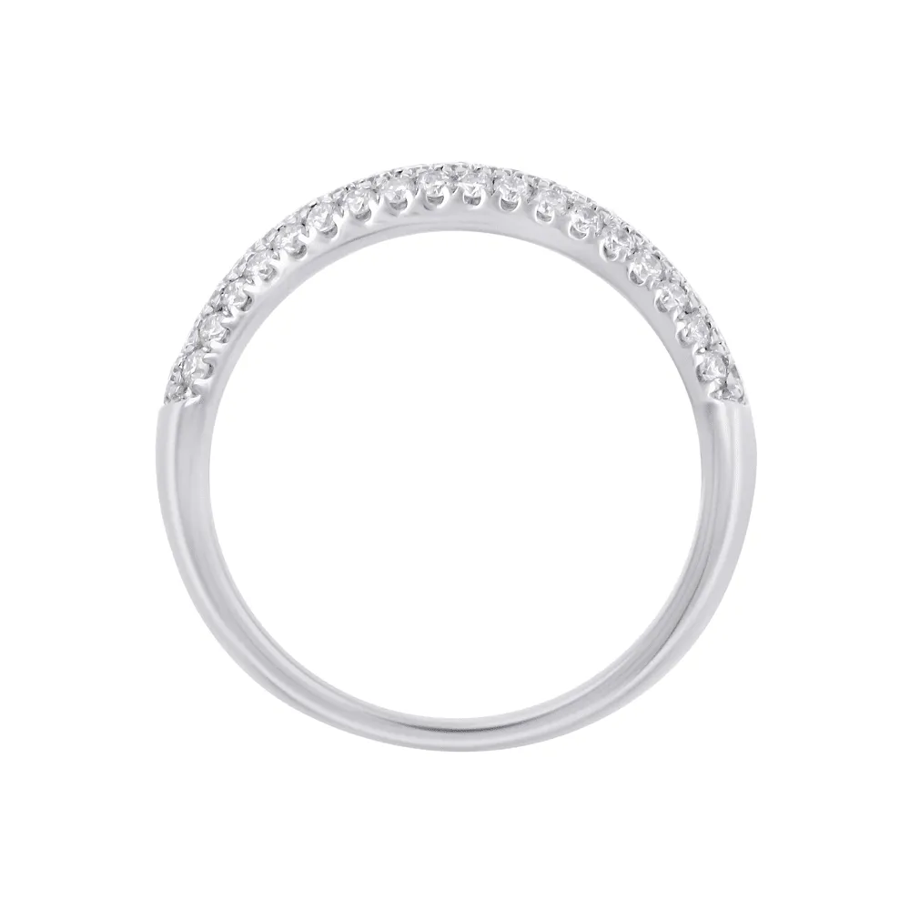 Dress Ring with 1.00ct of Laboratory Grown Diamonds in 9ct White Gold