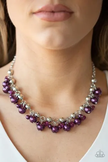 Duchess Royale - Purple Pearl Necklace- Paparazzi Accessories