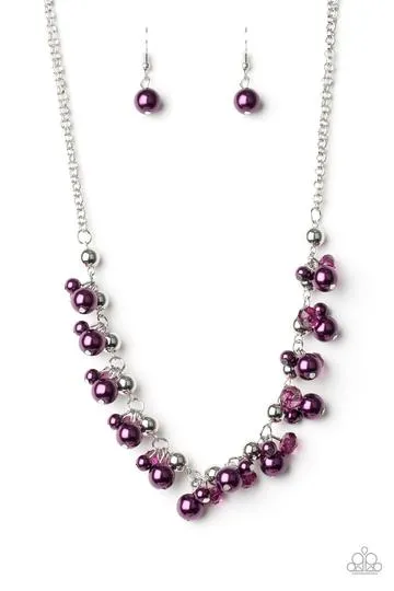 Duchess Royale - Purple Pearl Necklace- Paparazzi Accessories