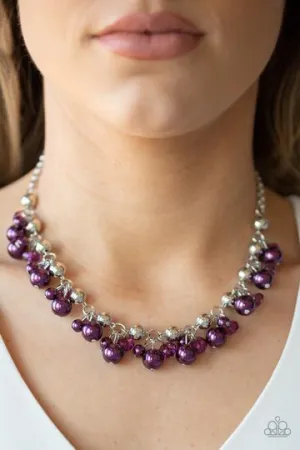 Duchess Royale - Purple Pearl Necklace- Paparazzi Accessories