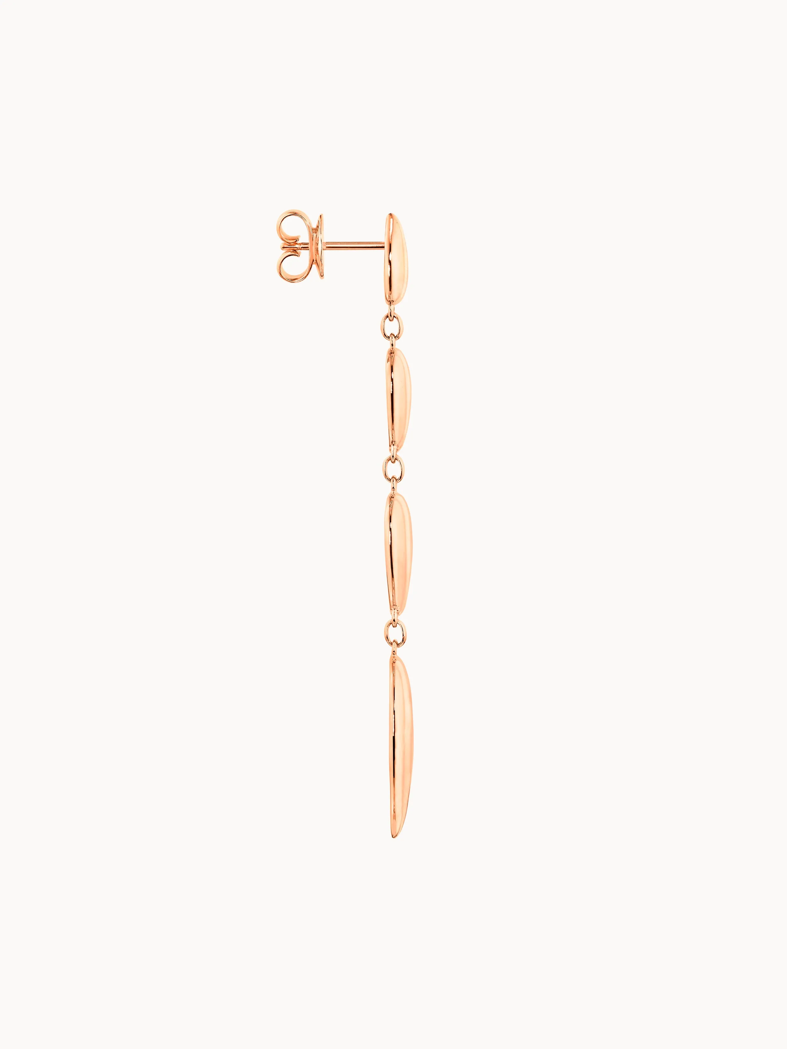 Earrings SIGNATURE Wave - 4 drop elements 18K rose gold