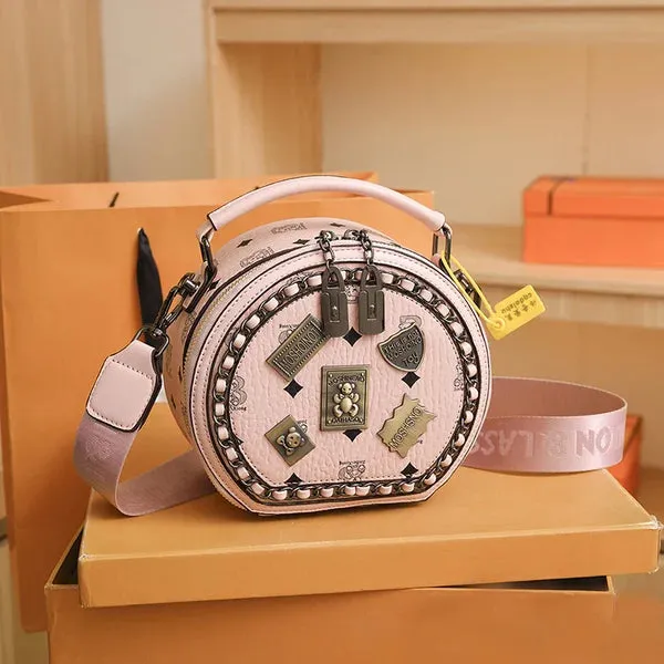 Fashion Retro Bear Badge Print Leather Purse Handbags - Last Day Promotion 50% OFF Buy 2 Get Free VIP Shipping