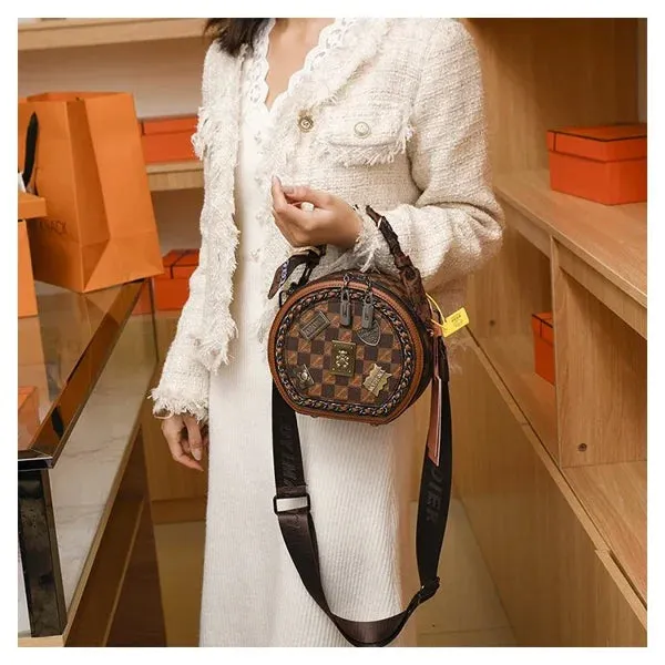 Fashion Retro Bear Badge Print Leather Purse Handbags - Last Day Promotion 50% OFF Buy 2 Get Free VIP Shipping